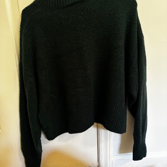 Dark Emerald Green ASOS Turtleneck Sweater - Picture 2 of 3